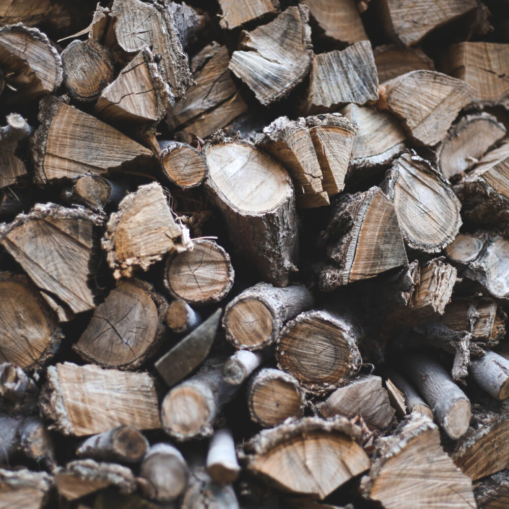 Hardwood logs
